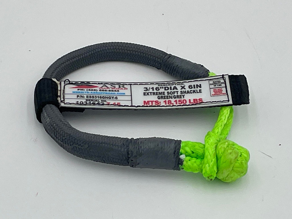 3/16 ASR Soft Shackle Green