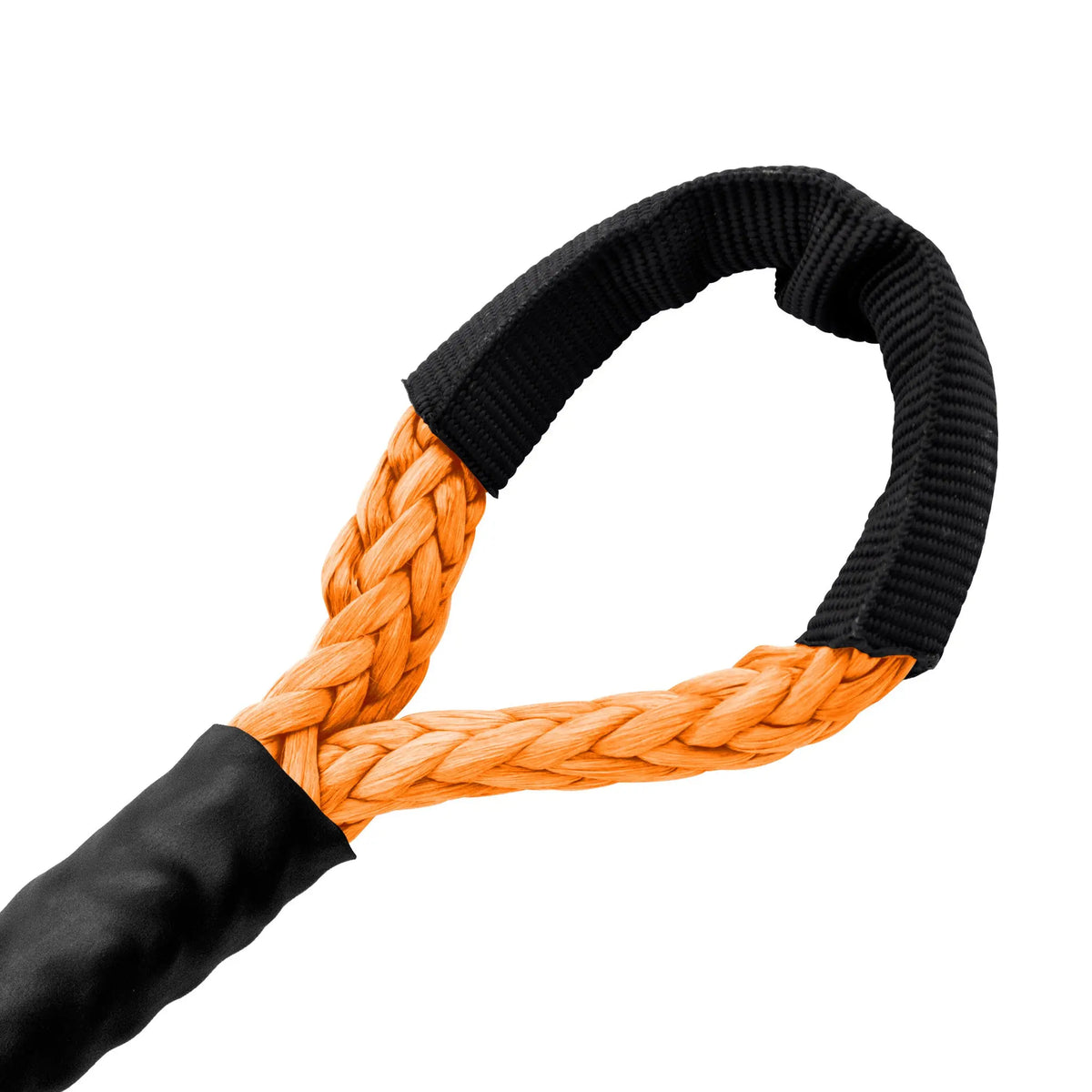 1/4 Diamond Synthetic Winch Rope Soft Eye - Orange.