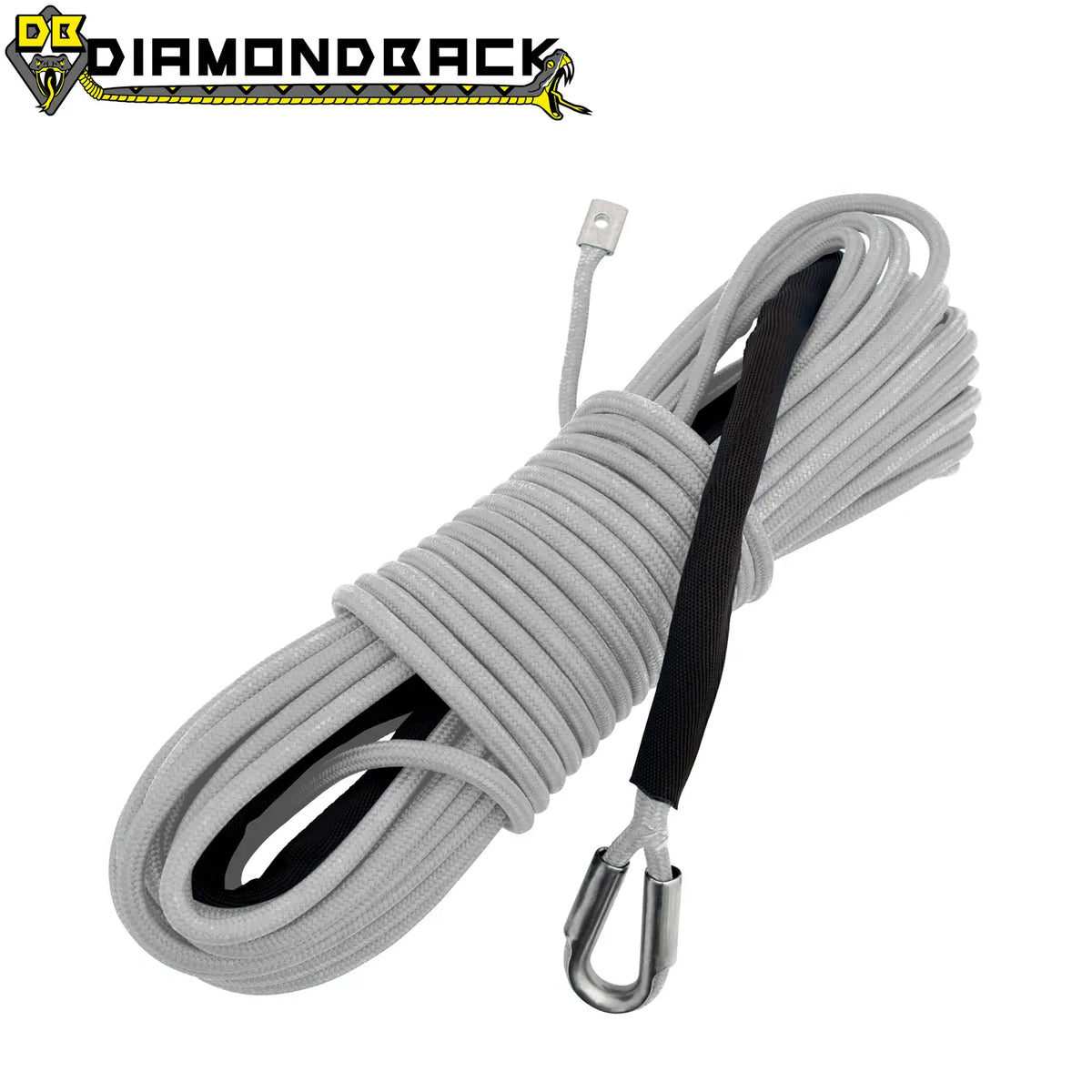 1/4" X 55' and 40' Diamondback Mainline Winch Rope Custom Splice