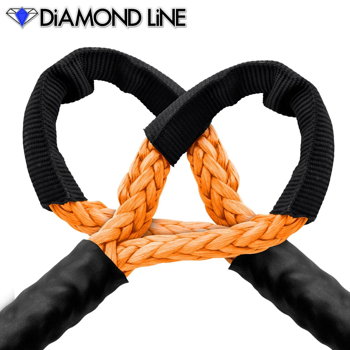 3/8" Extension - Diamond Line Winch Rope Custom Splice - Diamond Line