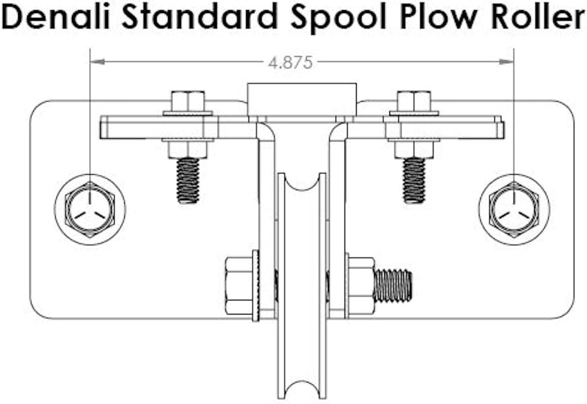 DENALI ATV/UTV Snow Plow Pulley Fairlead Kit - Standard Spool