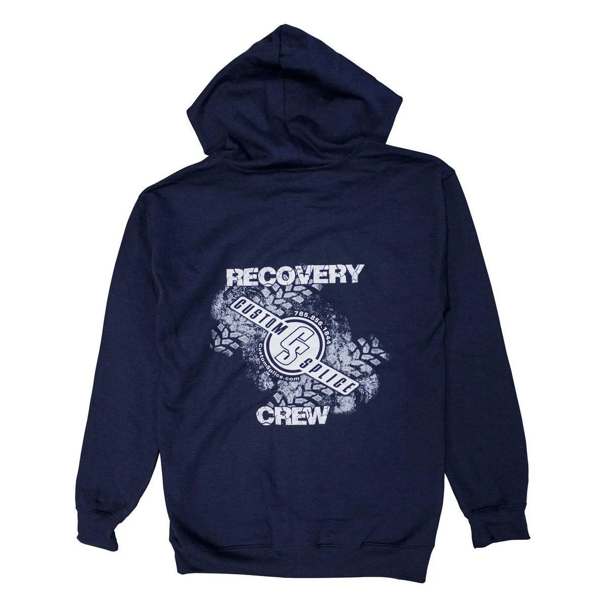 Custom Splice - Recovery Crew Navy Zip Hoodie Custom Splice