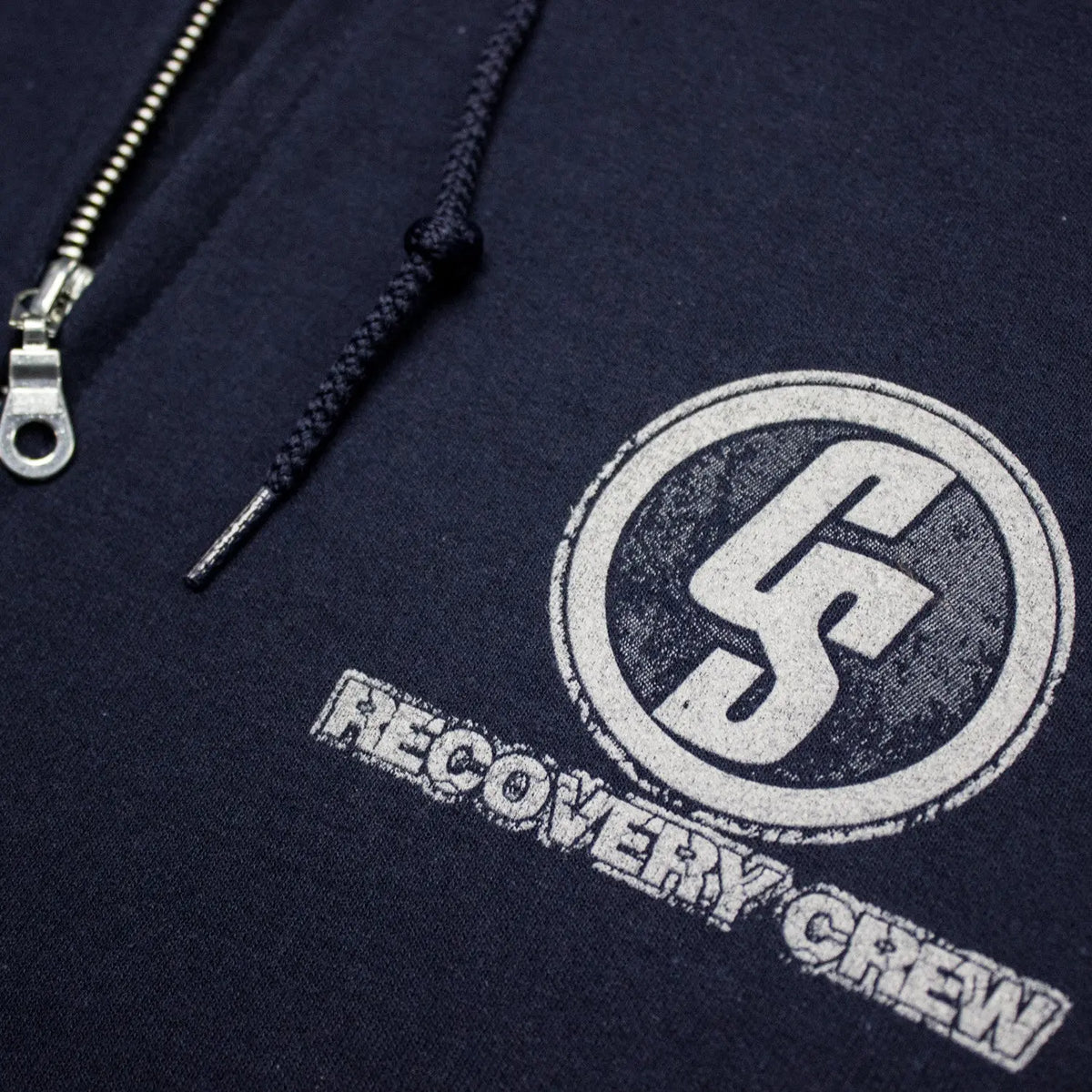 Custom Splice - Recovery Crew Navy Zip Hoodie Custom Splice