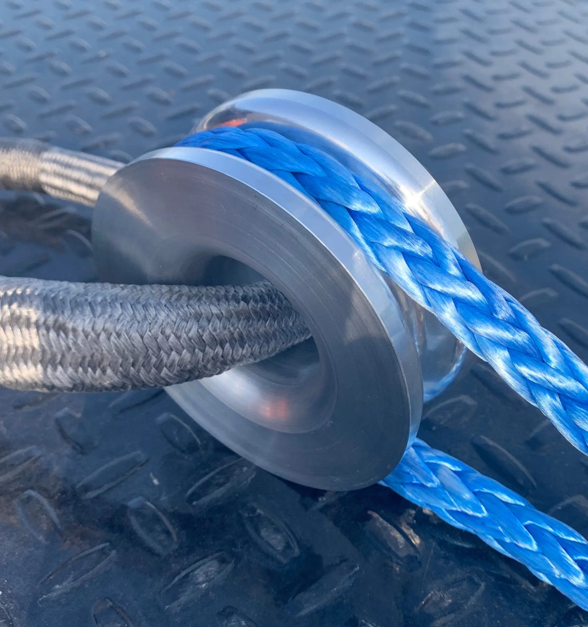 Diamond Recovery Ring - Soft Shackle Pulley Custom Splice