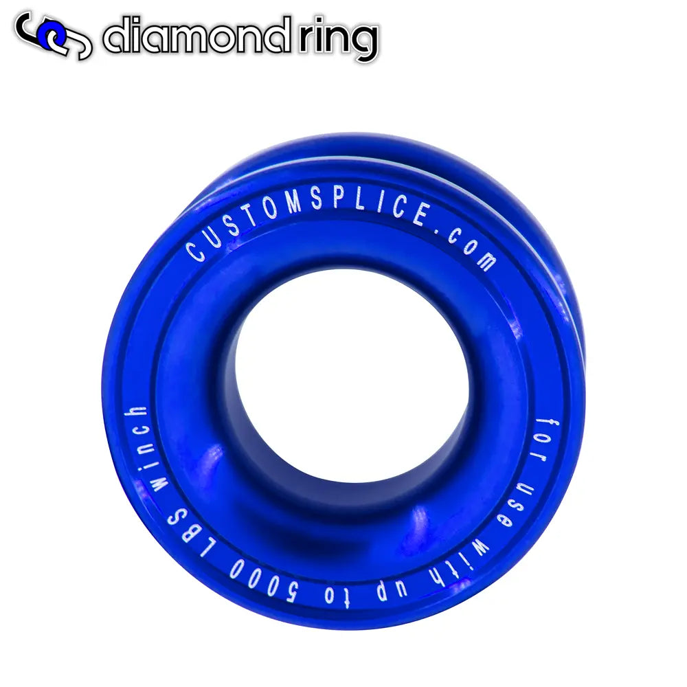 Diamond Recovery Ring - Soft Shackle Pulley Custom Splice