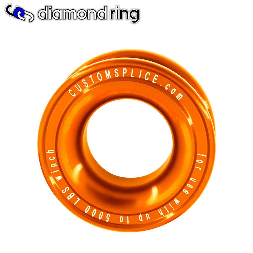 Diamond Recovery Ring - Soft Shackle Pulley Custom Splice