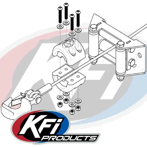 KFI Winch Split Cable Hook Stopper Custom Splice