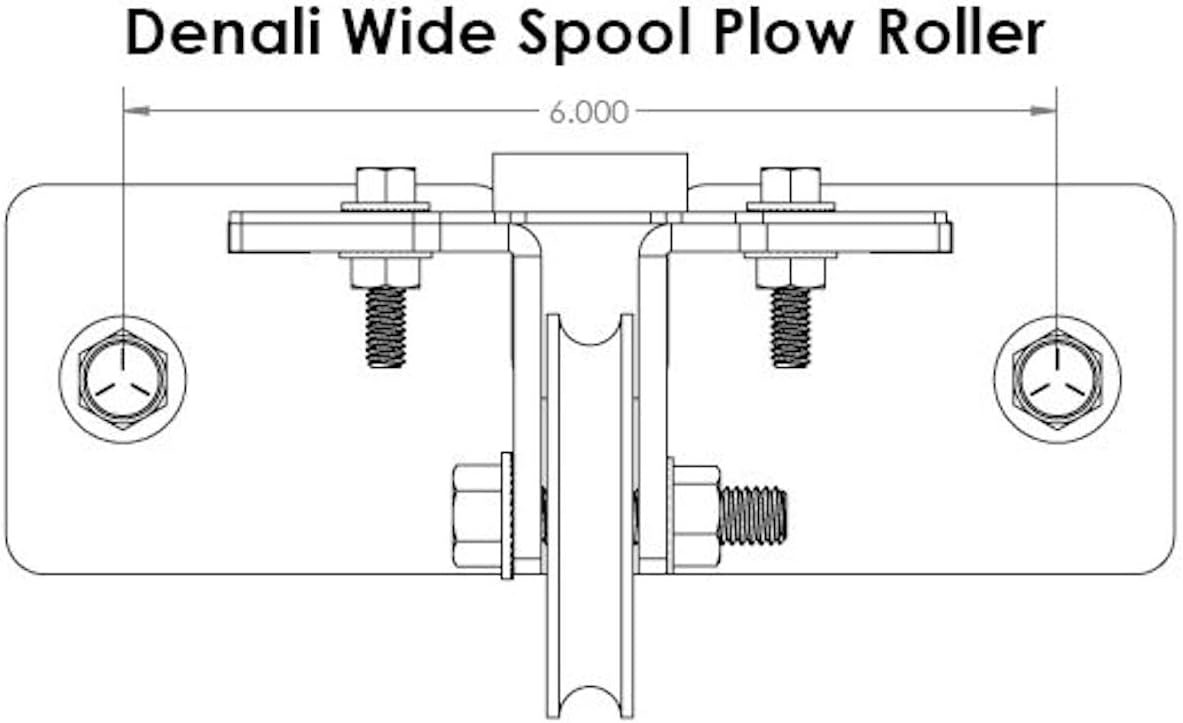 DENALI UTV Snow Plow Pulley Fairlead Kit - Wide Spool